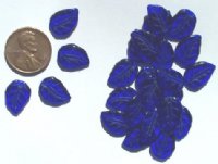 25 14mm Cobalt Leaf